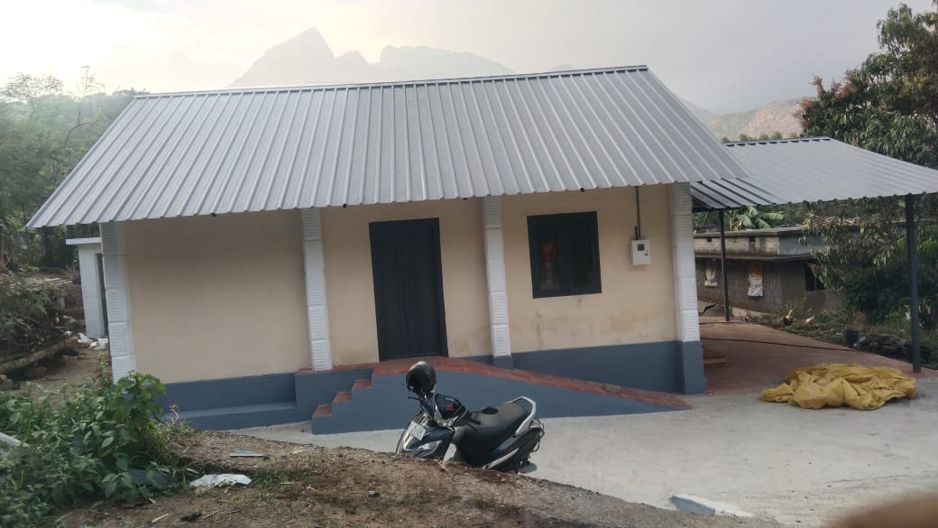 The newly built church at Pakkulam in Attapady region.